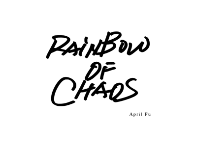 Rainbow of chaos... chaos character rainbow rainbow of chaos