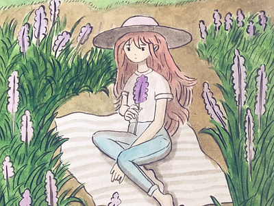 Picnic... illustration picnic sketch sketchbook watercolor