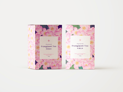 Tea packaging flower graphic design packaging packaging design tea tea packaging
