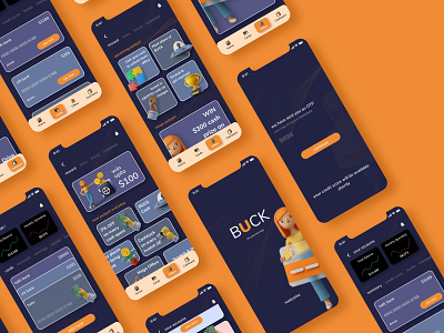 BUCK - Interface app design ui ux vector web