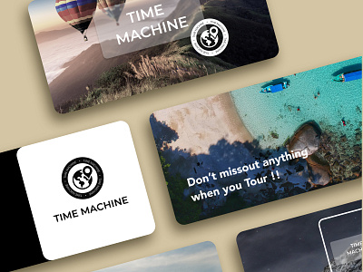 TIME MACHINE - branding & element app design ui ux vector