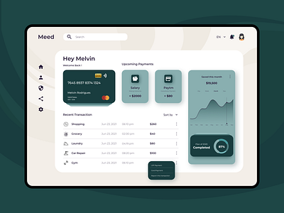 Meed - Payment Dashboard