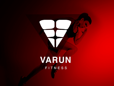 V - Logo for a Fitness club 2d adobe aftereffects animation art branding design flat identity letter v lettermark logo minimal monogram logo symbol vector video web