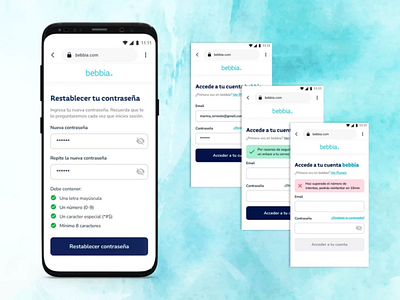 bebbia Login app design ui uidesign ux webdesign