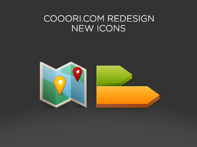 Cooori Icons arrow beginner cooori expert forward green icons map progress yellow