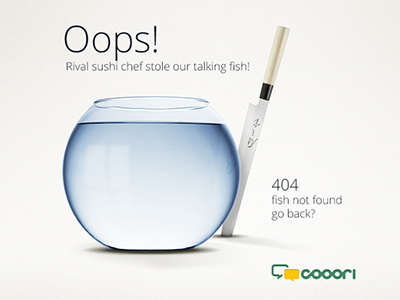Cooori 404 404 chef cooori fish fishbowl knife oops page not found sushi web