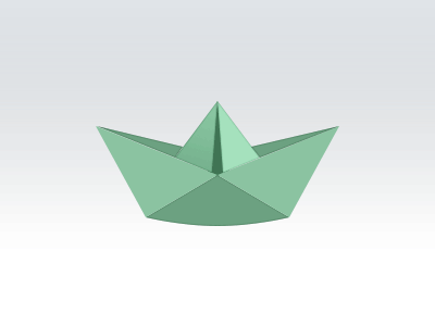 Animated Process Cooori Origami Icon animated gif boat cooori green icon origami process