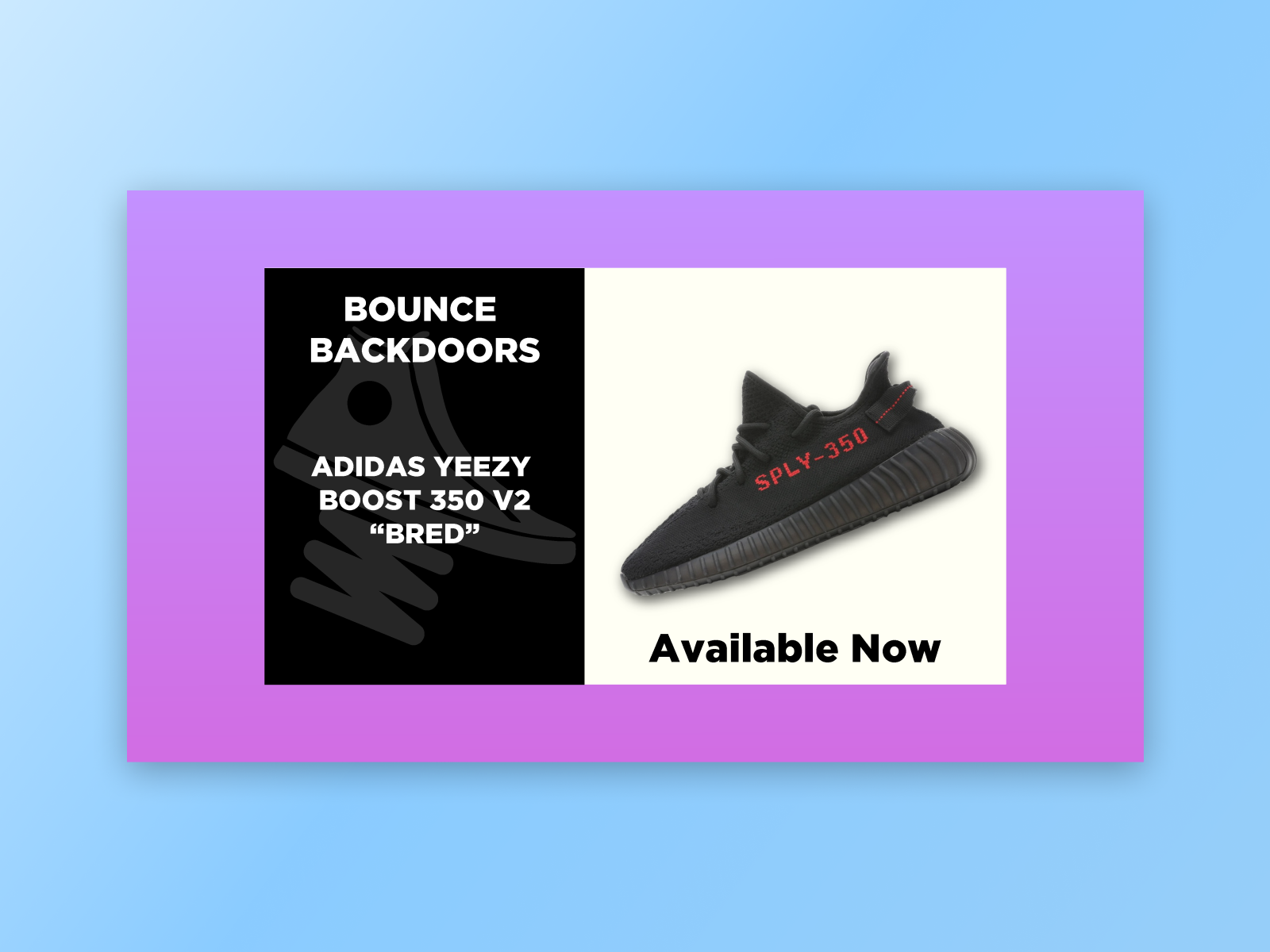 Bounce Bred Backdoor Graphic by Harrison on Dribbble