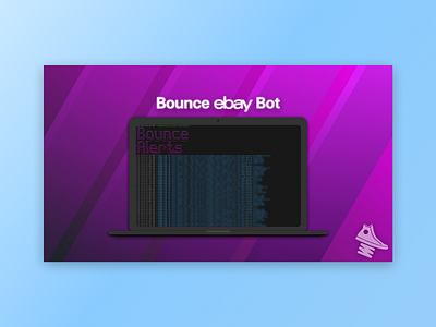 Bounce Ebay Bot Graphic art branding design graphic design graphics illustrator minimal shoes vector web website