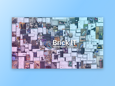 BrickIT Success Collage Graphic art branding design graphic design graphics illustrator minimal shoes vector web website