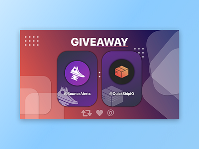 BounceAlerts x Quickship Giveaway Graphic