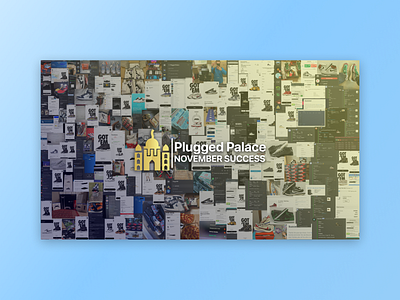 Plugged Palace Success Collage Graphic art branding design graphic design graphic designer graphics illustrator minimal shoes vector web website