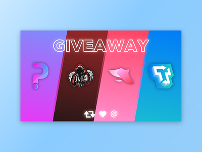 Giveaway Graphic With Various Accounts