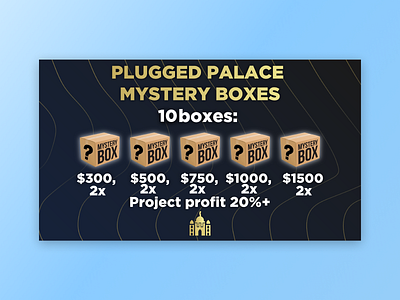 Plugged Palace Mystery Box Announcement Graphic art branding design graphic design graphic designer graphics illustrator minimal shoes vector web website