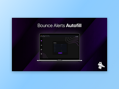 BounceAlerts Autofill Promo Post art branding design graphic design graphic designer graphics illustrator minimal shoes vector web website