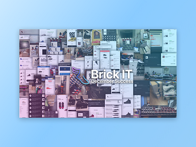 BrickIT December Success Graphic art branding design graphic design graphic designer graphics illustrator minimal shoes vector web website