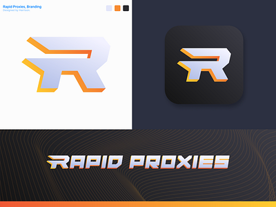 Rapid Proxies Branding branding design illustrator logo