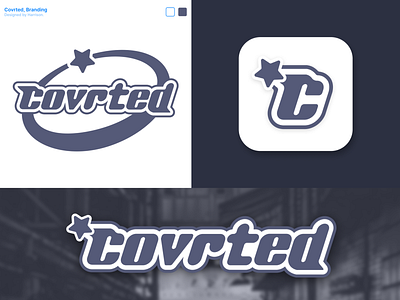 Covrted Branding branding design graphics illustrator logo