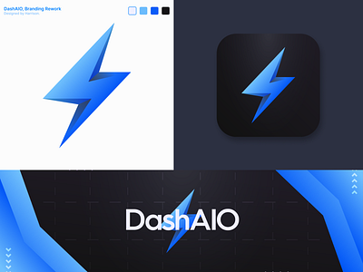 DashAIO Branding Revamp branding design graphics illustrator logo