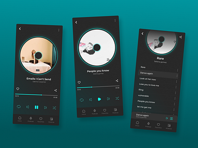 UI design Music Player