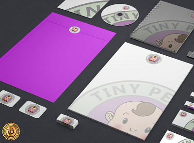 Tiny People Stationary branding design coroporate logodesign