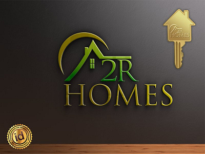 A2R HOMES brand design branding branding design corporate design key logo design real estate realestate vector