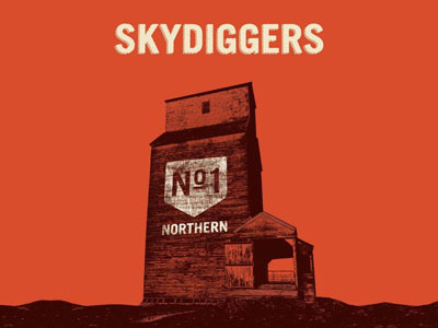 Skydiggers - No. 1 Northen album design