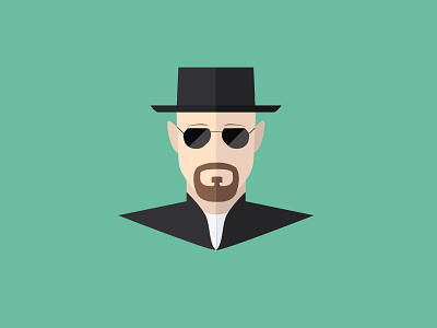 heisenberg animation breaking bad character design illustration illustrator walter white