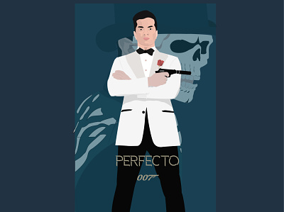 Perfecto as Agent 007 [Spectre, 2015] art counterstrike illustration movie
