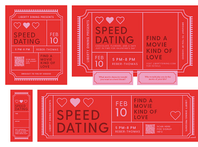 Speed Dating Brand Kit branding graphic design
