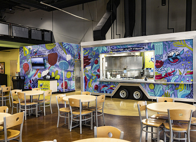 The Hungry Herbivore - Food Truck branding graphic design illus illustration vector