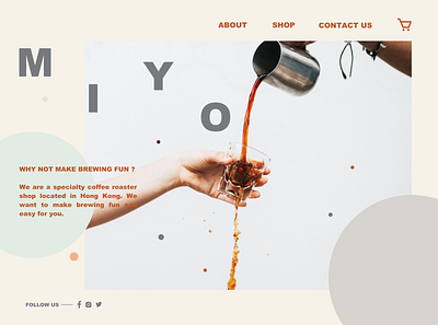 Daily UI #3 — Landing Page P1 coffee bean dailyui design landingpage uidesign website design