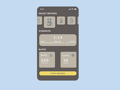 Daily UI #4 — Calculator calculator calculator ui coffee dailyui mobile ui ui design uichallenge uidesign uiux