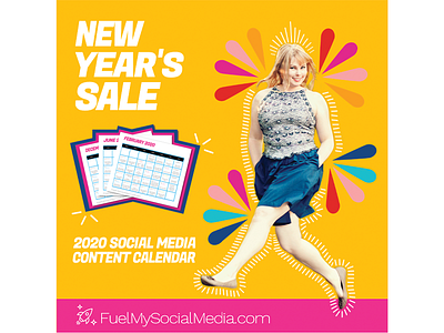 New Year's Sale bluedoormarketing colorful graphic design new year