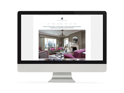 Thompson Clarke Website Design design interior shop website