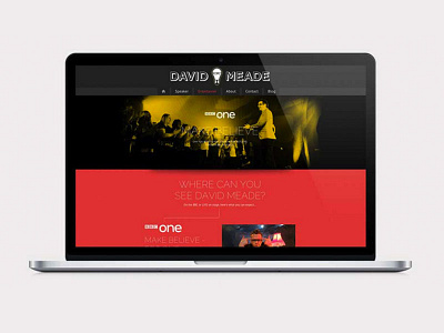 David Meade Website Design branding design web website website design