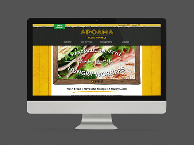 Aroama Website Design belfast brand design branding design website website design website design belfast