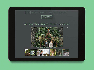 Lissanoure Castle Website Design design lissanoure castle web web design belfast website design