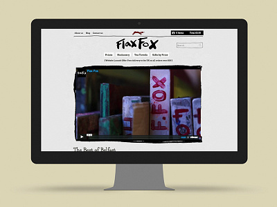 Flax Fox Website Design