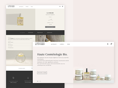 Webdesign - Laboratoires du Cap-Ferret