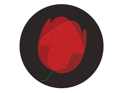 R shaped tulip design favicon icon icon design logo logo design logodesign typograpgy typography art vector art