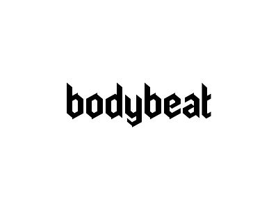 Bodybeat Alternative Logo lettering logo