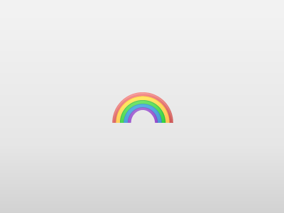 Rainbow guide book icon illustrator rainbow
