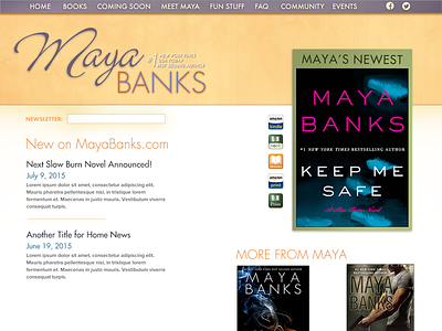Maya Banks Site Refresh