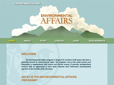 Env Affairs Build csu environmental affairs web website