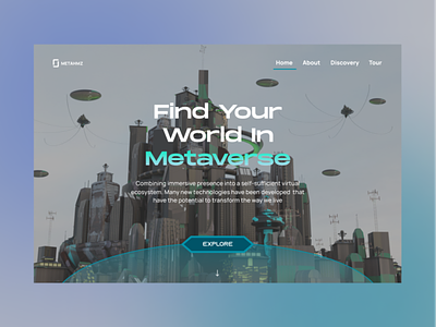 Metaverse Homes design metaverse ui web design