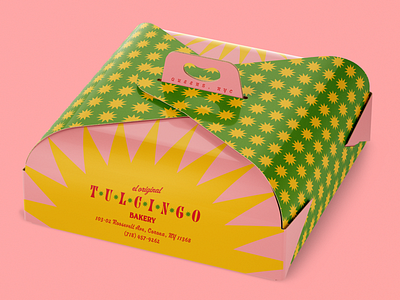 Tulcingo Bakery Cake Box adobe illustrator adobe photoshop bakery brand identity branding graphic design packaging