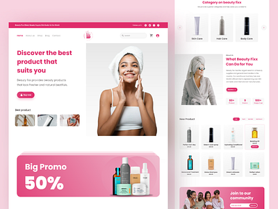 Beauty Store Website