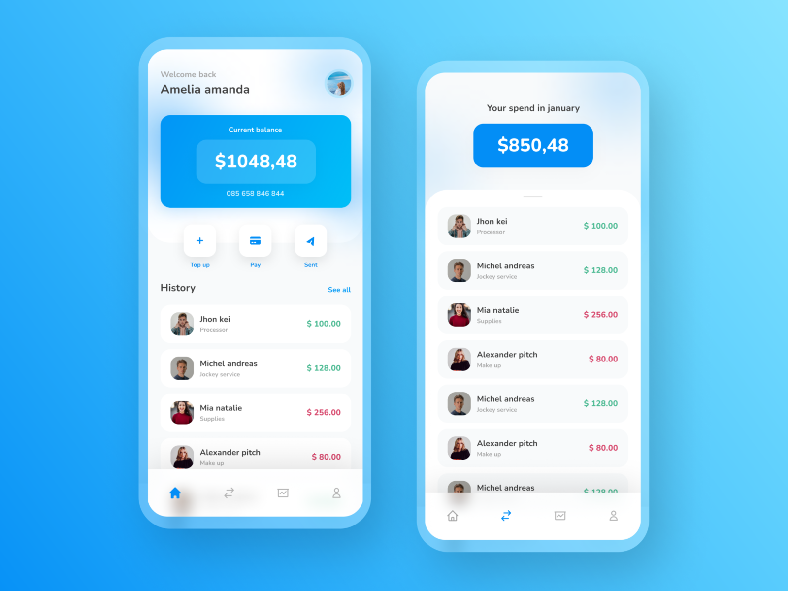 Digital Wallet by Mang Bayu on Dribbble