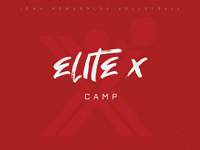 Elite x Camp Iowa Powerplex branding design